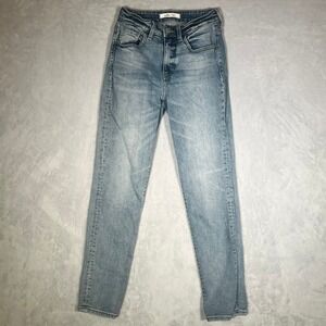 Willow + Root The Curvy Mom Jeans Size 23 Light Wash Denim High Rise Tapered‎